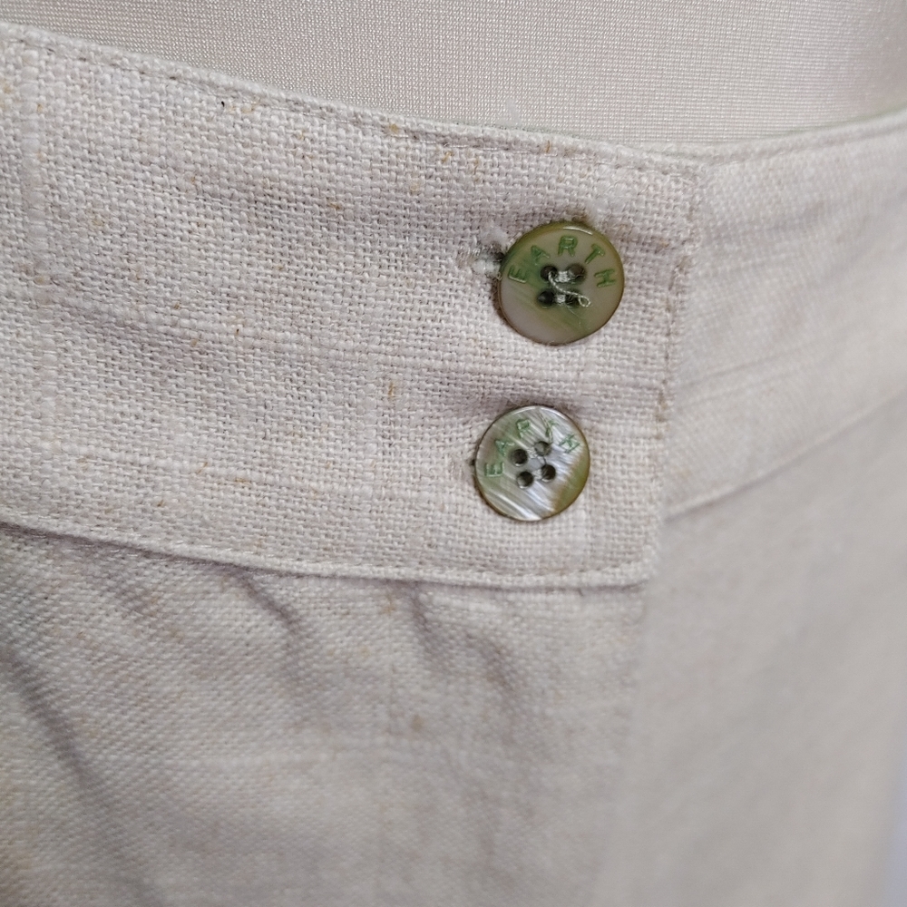 The Earth Collection linen & cotton wide leg pants - Picture 4 of 11